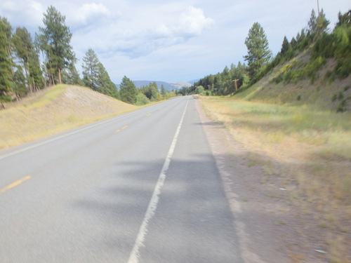 GDMBR: Heading east, briefly, on Montana State Hwy-200.